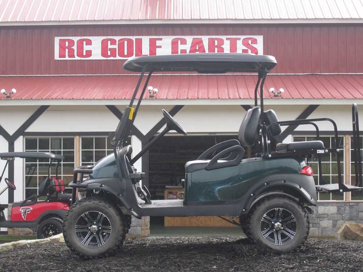 Custom Hunter Green Club Cart