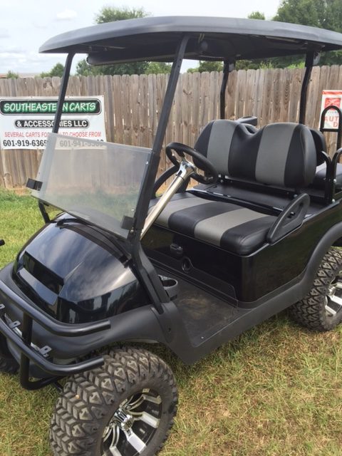 Black Club Car DS Gas Model - Southeastern Carts & Accessories - Custom &  Pre-owned Golf Carts