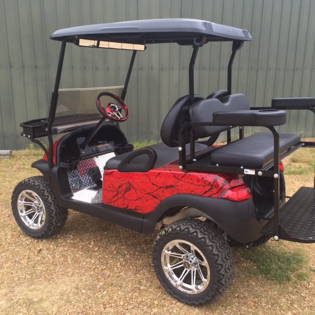 Black Club Car DS Gas Model - Southeastern Carts & Accessories - Custom &  Pre-owned Golf Carts