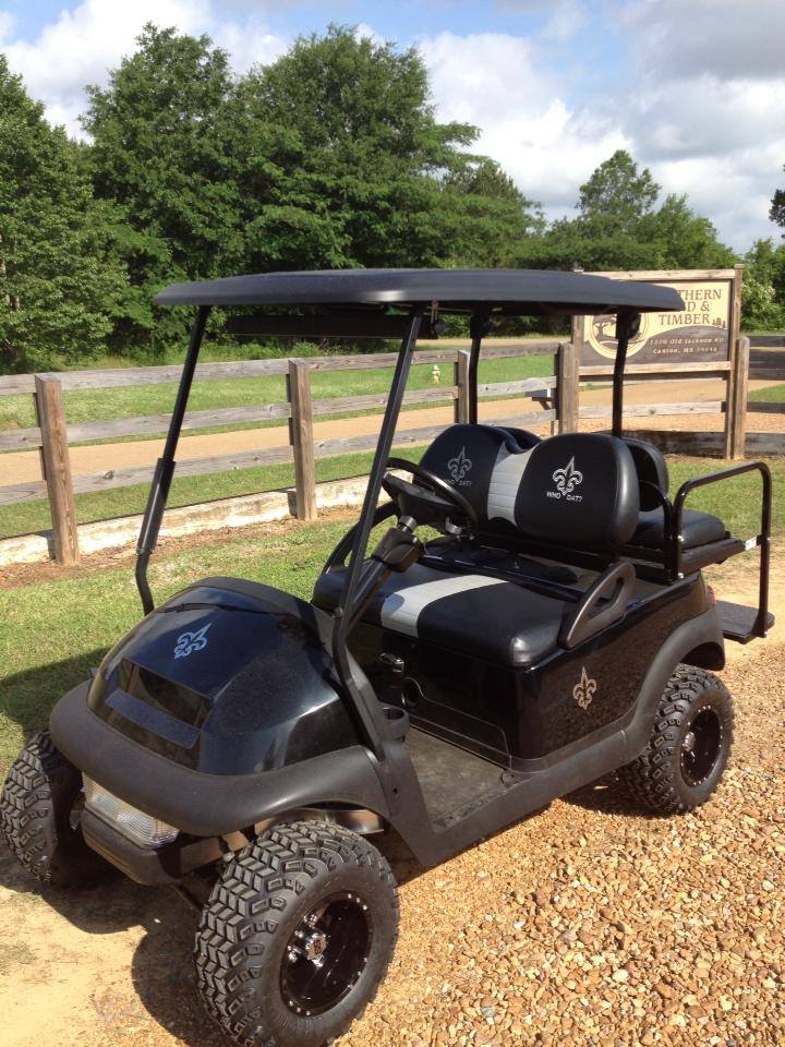 New Orleans Saints Golf Cart for sale Ms