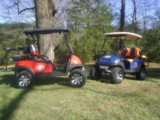 Custom College Golf Carts for sale