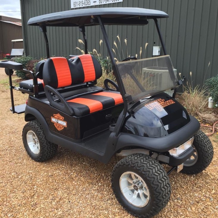 Custom Harley Davidson Club Car! Southeastern Carts & Accessories