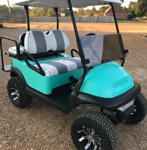 Teal 2021 Club Car Tempo